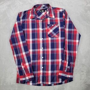 Etnies Shirt Mens Large Button Up Dress Performance Bear Grills Outdoors Adult‎